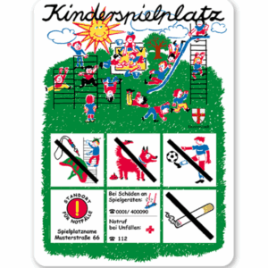 Spielplatzschild Kinderspielplatz KSP-1