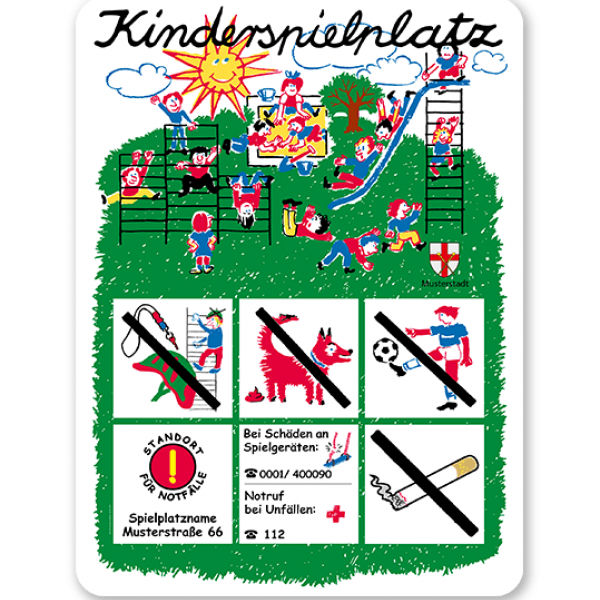 Spielplatzschild Kinderspielplatz KSP-1 (Copy)