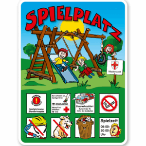Spielplatzschild Spielplatz - Variante 1 - KSP-2