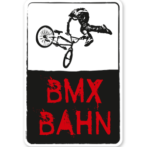Schild BMX - Bahn - DS