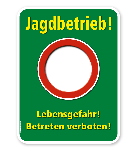 Forstschild Jagdbetrieb – G