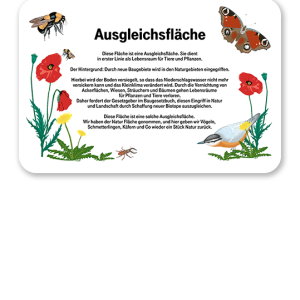 Schild Ausgleichsfläche - GF