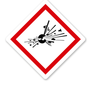 GHS 01 - Symbol Explodierende Bombe