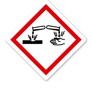 GHS 05 - Symbol Ätzwirkung