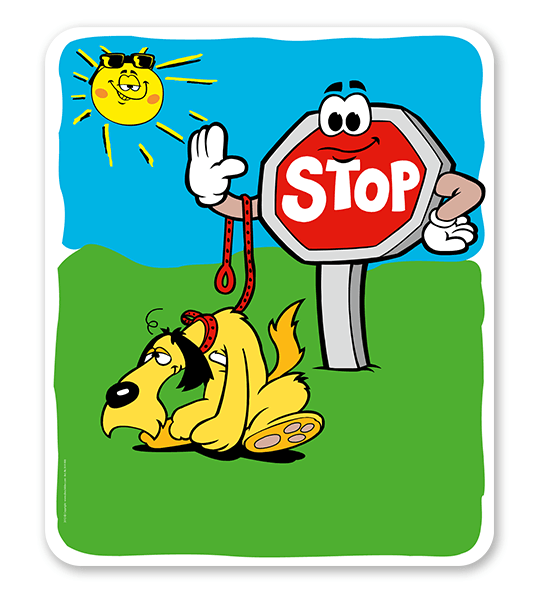 Hundeschild Für Hunde verboten - H