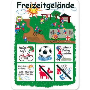 Spielplatzschild Freizeitgelände - KSP-1