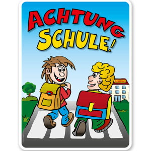 Kinderschild Achtung Schule - KSP-2