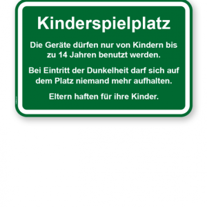 Spielplatzschild Kinderspielplatz - 2 - KSP-3