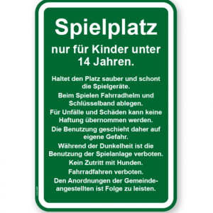 Spielplatzschild Spielplatz - 2 - KSP-3