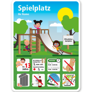 Spielplatzschild Spielplatz - KSP-4