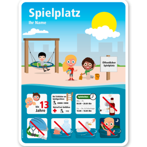 Spielplatzschild Spielplatz - KSP-4-04