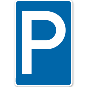 Parkplatzschild Parken – P