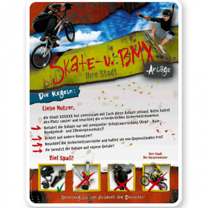 Schild Skate und BMX 4P - PB