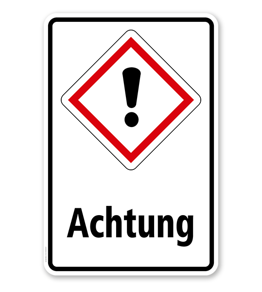 GHS - Schild Warning