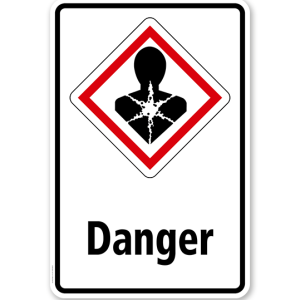 GHS - Schild Danger, Gesundheitsgefahr