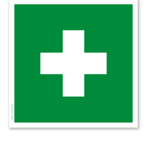 Rettungszeichen Erste Hilfe (alte Norm)