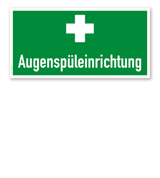 Fluchtwegschild Augenspüleinrichtung