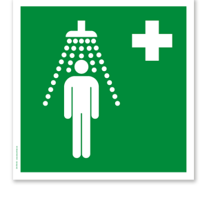 Rettungszeichen Notdusche nach DIN EN ISO 7010 - E 004