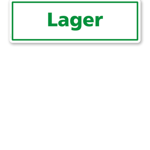 Textschild Lager 2 - TX