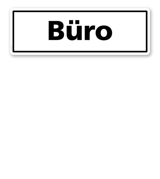 Textschild Büro 2 - TX