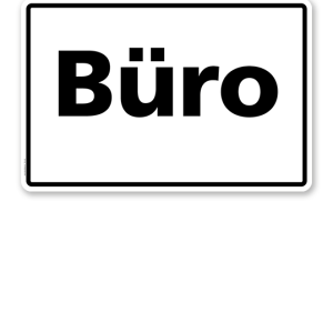 Textschild Büro - TX