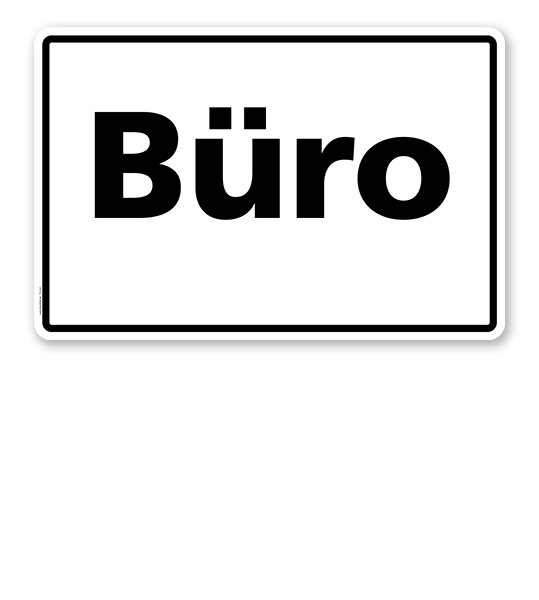 Textschild Büro - TX