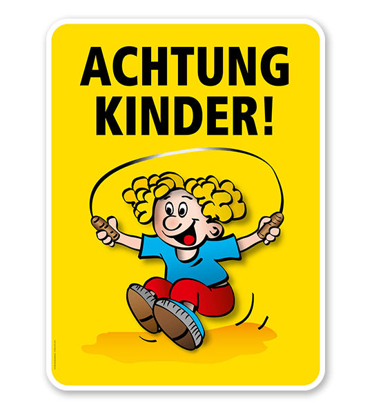 Kinderschild Achtung Kinder - VSS
