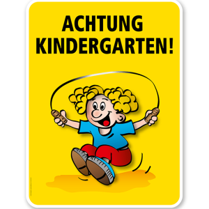 Kinderschild Achtung Kindergarten - VSS
