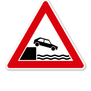 Ufer - Verkehrsschild VZ 145-51