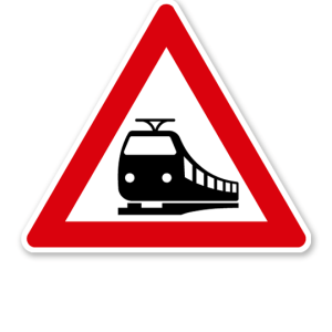 Bahnübergang - Verkehrsschild VZ 151