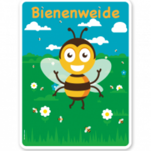 Schild Bienenweide